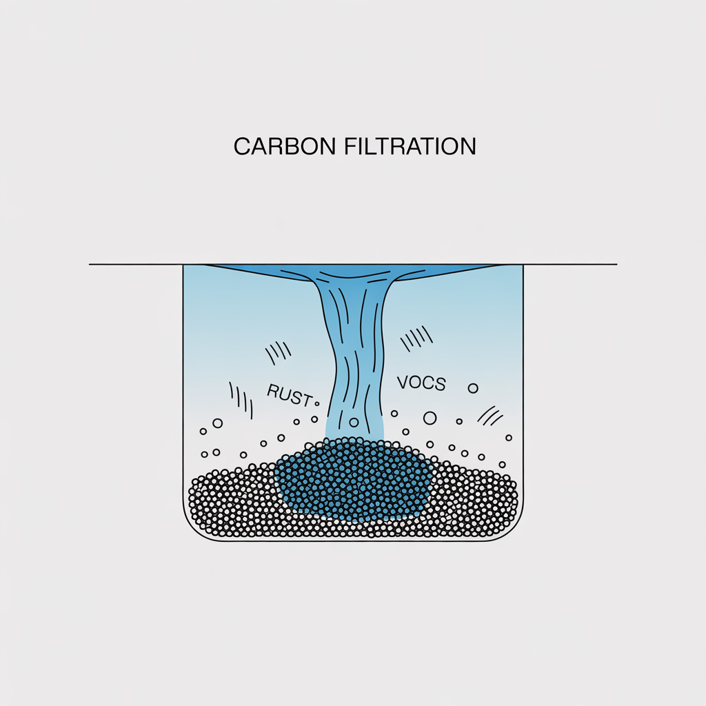 AquaTower carbon filtration stage